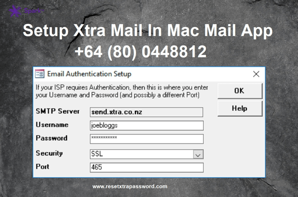 Setup Xtra Mail in Mac Mail App