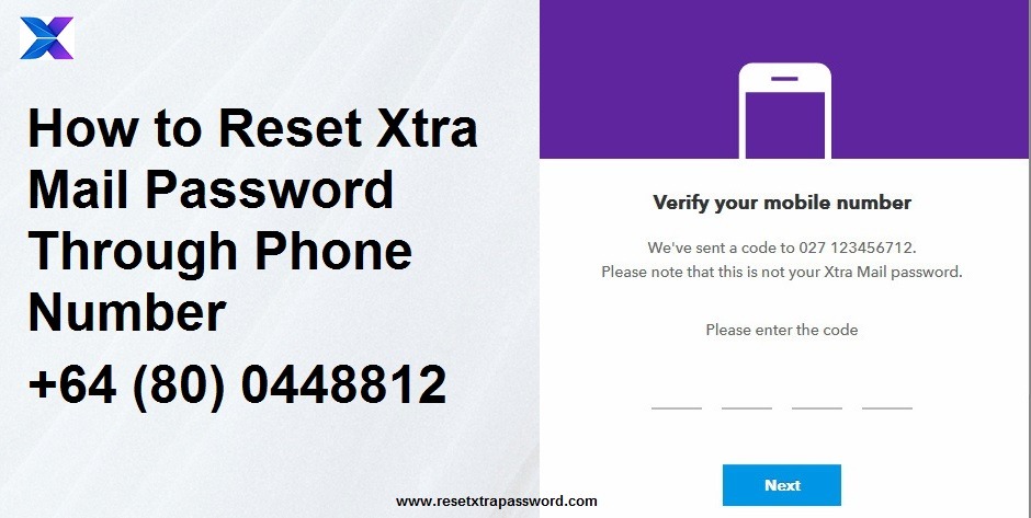 How to Reset Xtra Mail Password Through Phone Number